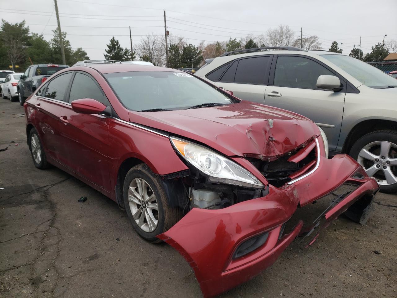 Photo 1 from auction – 2012 HYUNDAI SONATA GLS with VIN 5NPEB4AC7CH376055