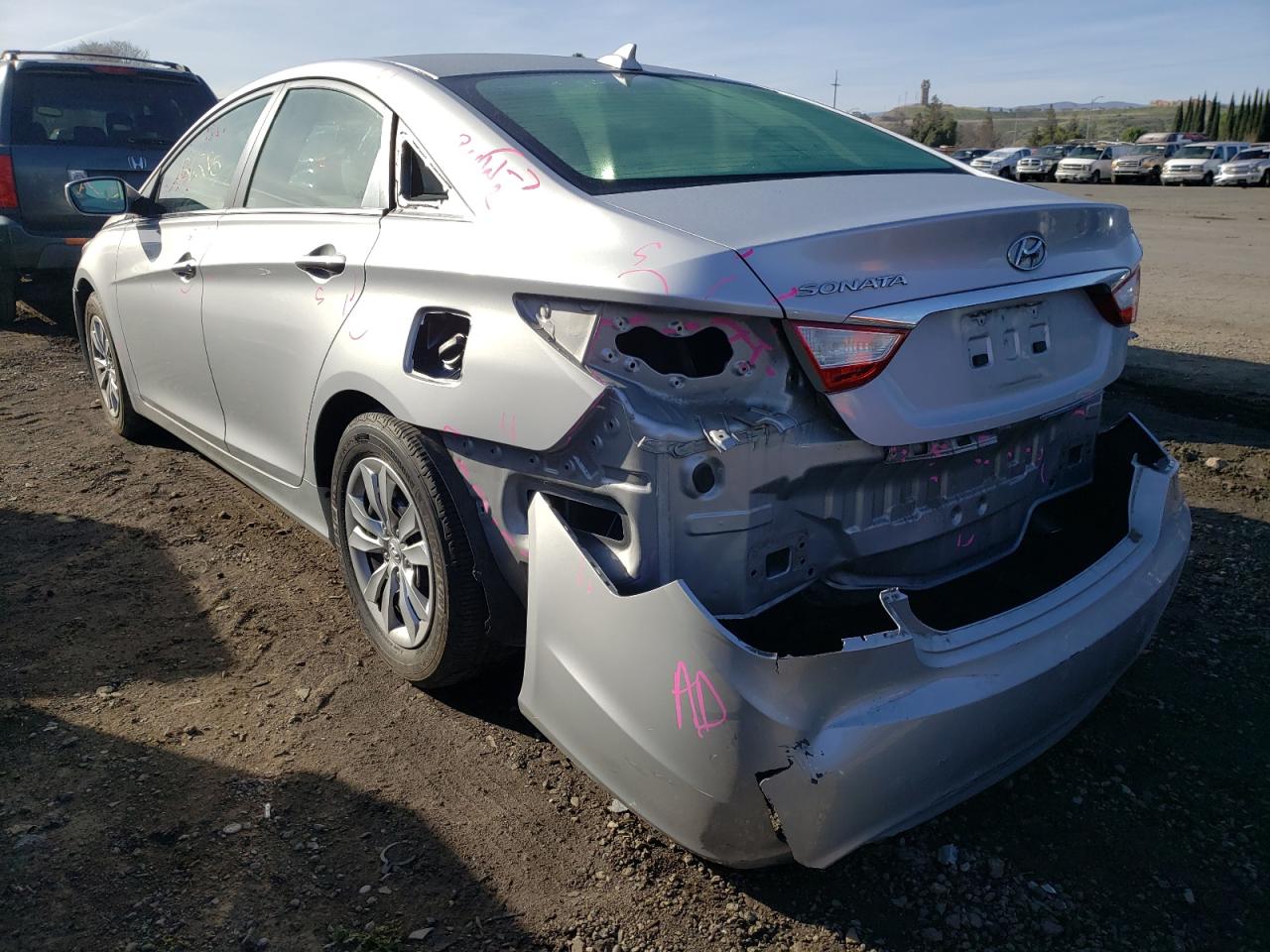 Photo 3 from auction – 2012 HYUNDAI SONATA GLS with VIN 5NPEB4AC4CH438656
