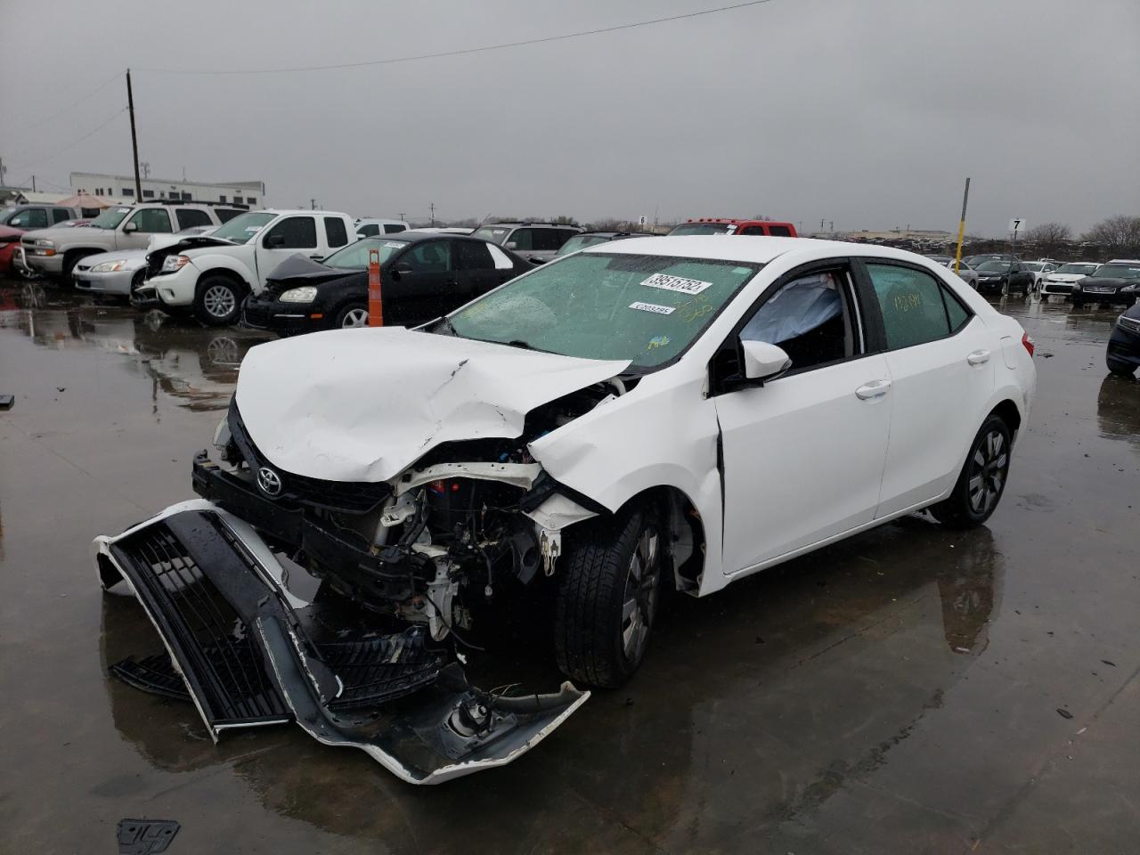 Photo 2 from auction – 2015 TOYOTA COROLLA L with VIN 2T1BURHE9FC441514