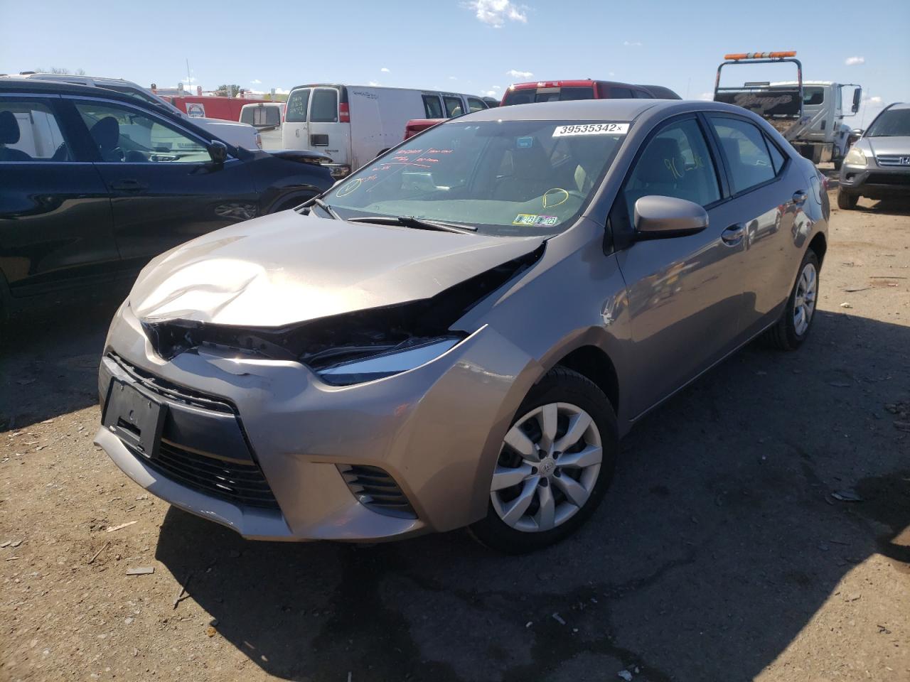 Photo 2 from auction – 2016 TOYOTA COROLLA L with VIN 2T1BURHE4GC552716