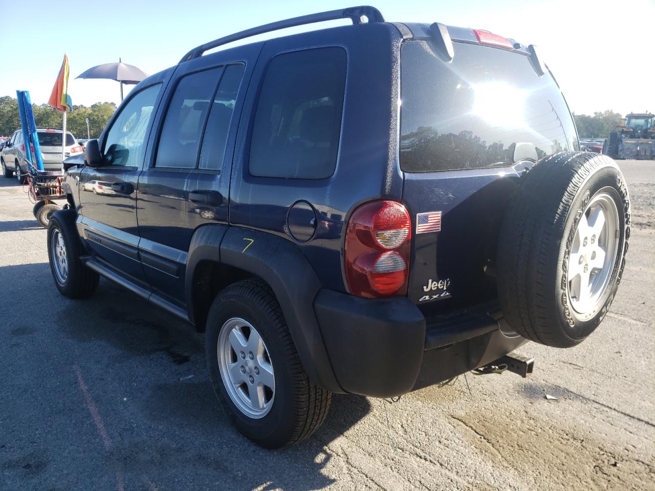 Photo 3 from auction – 2007 JEEP LIBERTY SP with VIN 1J4GL48K77W524587