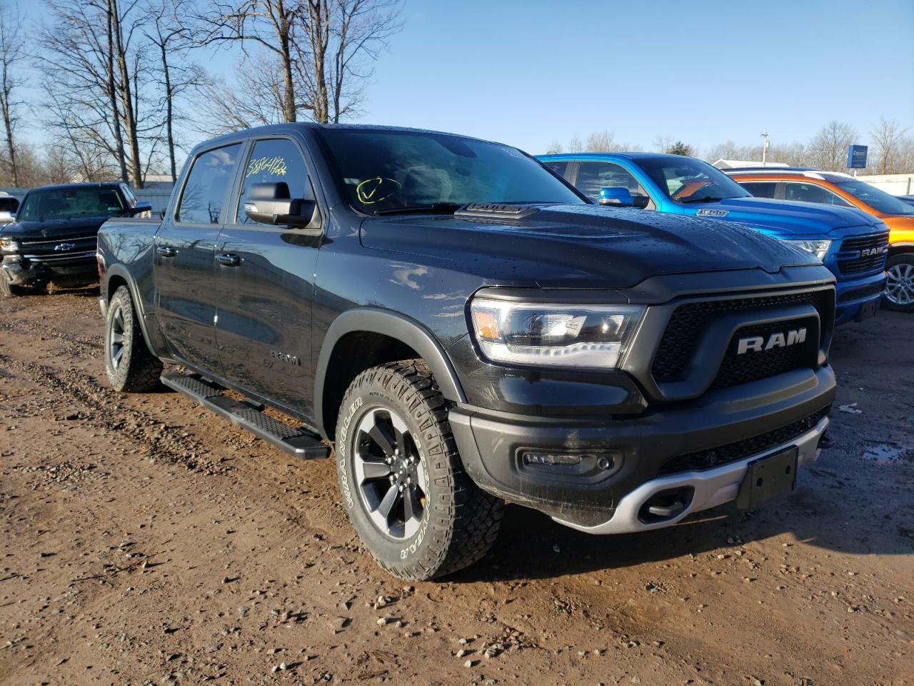 RAM 1500 REBEL 2019 with VIN 1C6SRFLT2KN561496 - Photo from auction