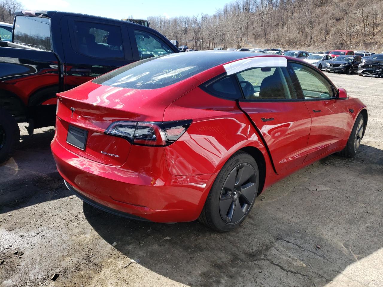 Photo 4 from auction – 2021 TESLA MODEL 3 with VIN 5YJ3E1EB7MF916034