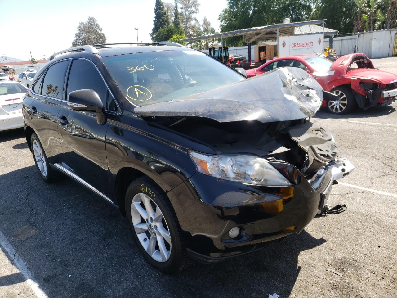 LEXUS RX 350 2010 with VIN 2T2ZK1BA1AC039339 - Photo from auction