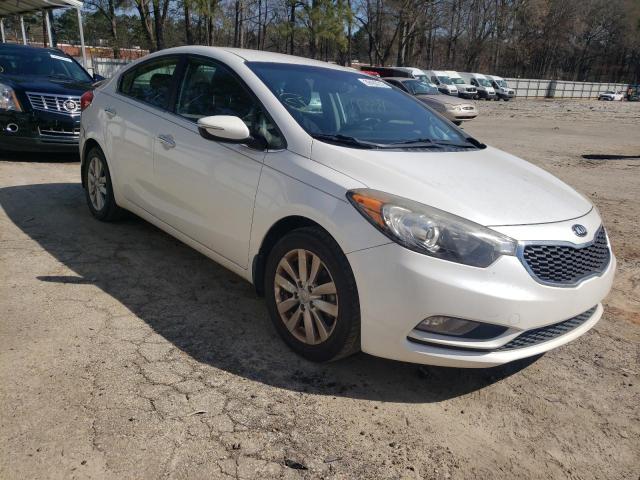 KIA FORTE EX 2014 with VIN KNAFX4A80E5104223 - Photo from auction