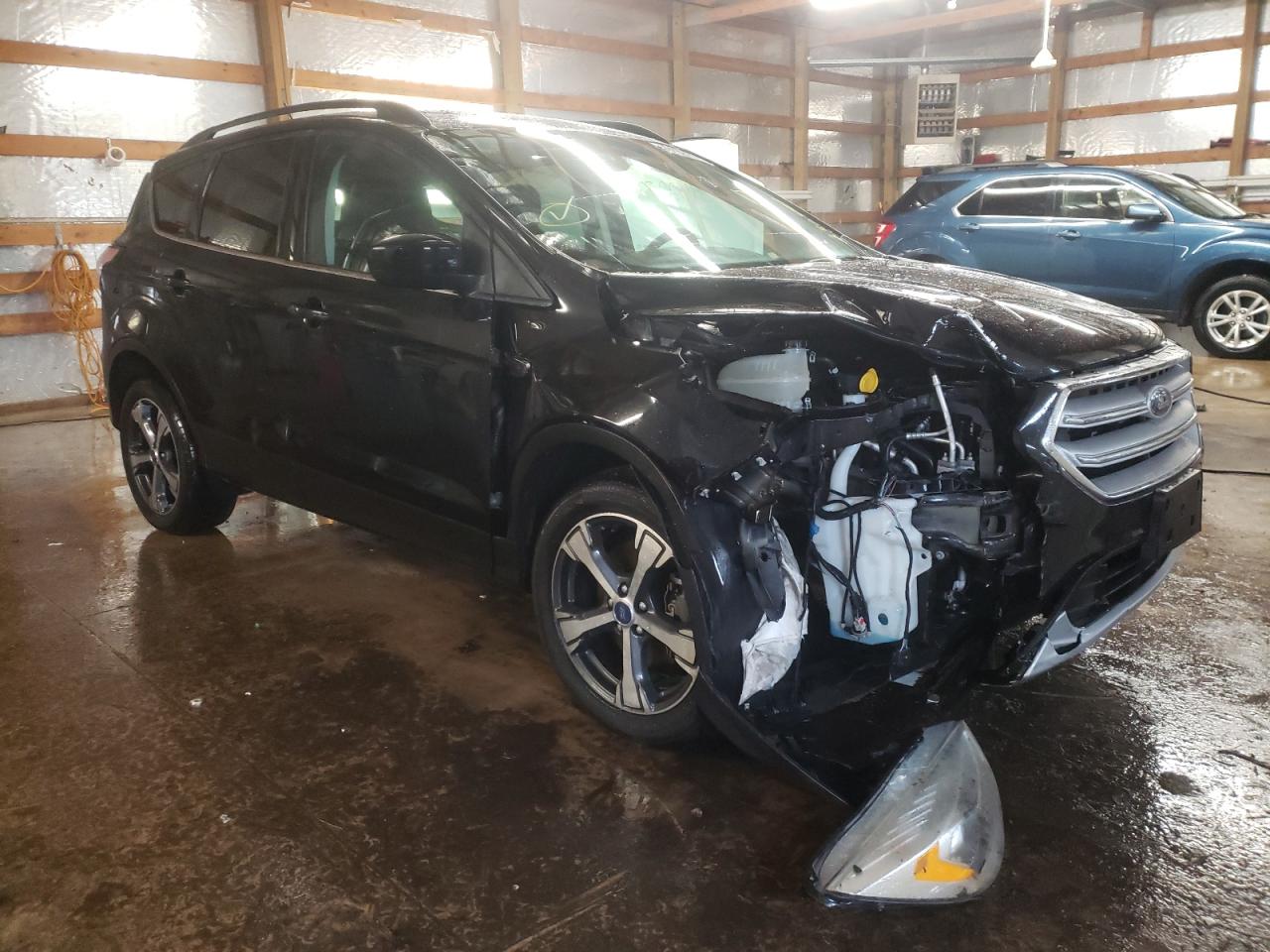 FORD ESCAPE SEL 2018 with VIN 1FMCU9HD7JUA50493 - Photo from auction