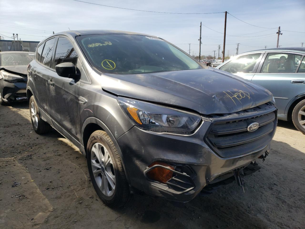 FORD ESCAPE S 2018 with VIN 1FMCU0F70JUC78635 - Photo from auction
