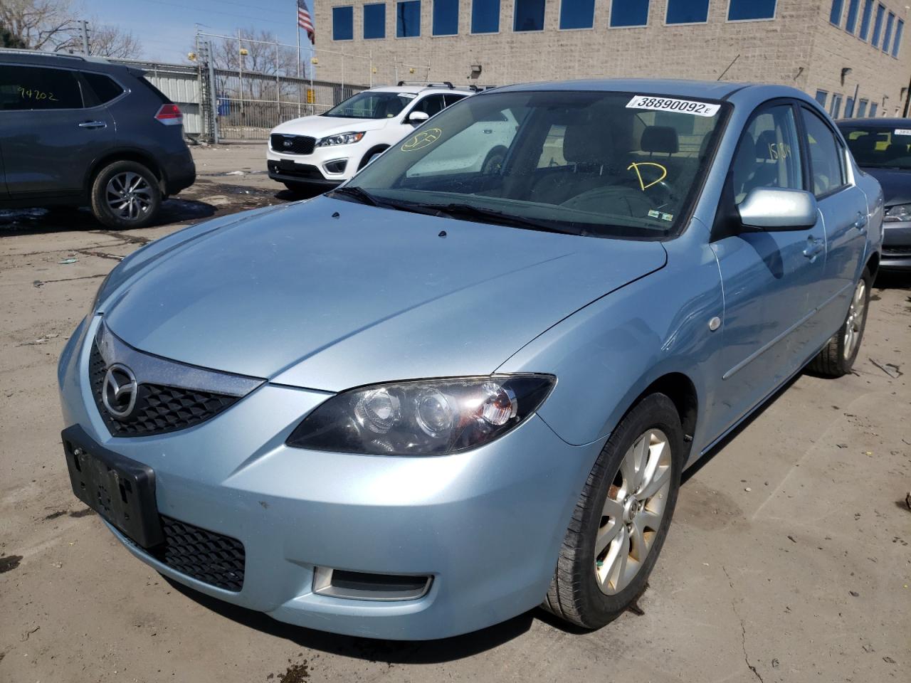 Photo 2 from auction – 2008 MAZDA 3 I with VIN JM1BK32F181869315
