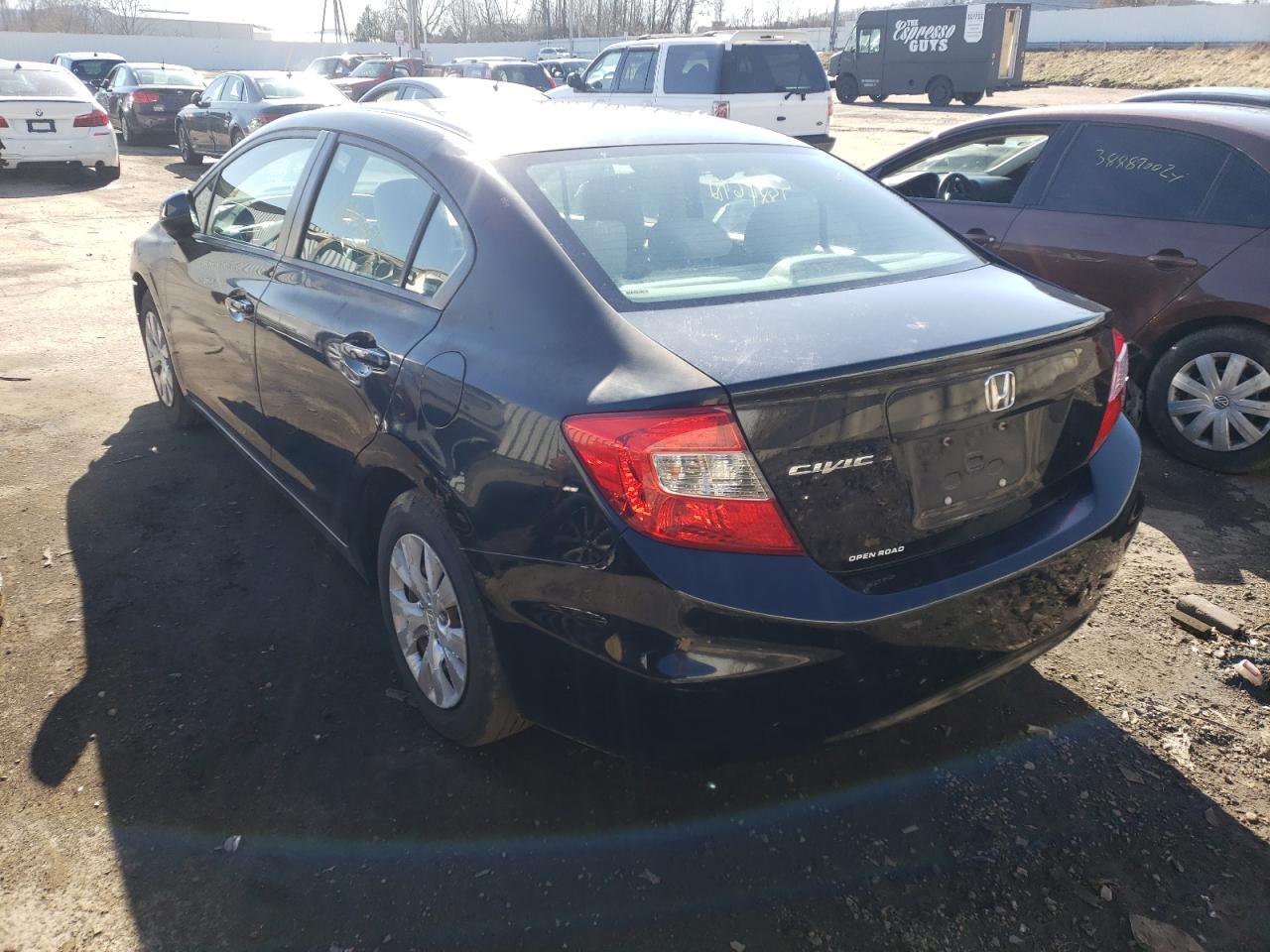 Photo 3 from auction – 2012 HONDA CIVIC LX with VIN 19XFB2F59CE343792
