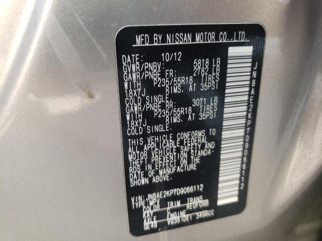 Photo 10 from auction – 2013 NISSAN QUEST with VIN JN8AE2KP7D9066112