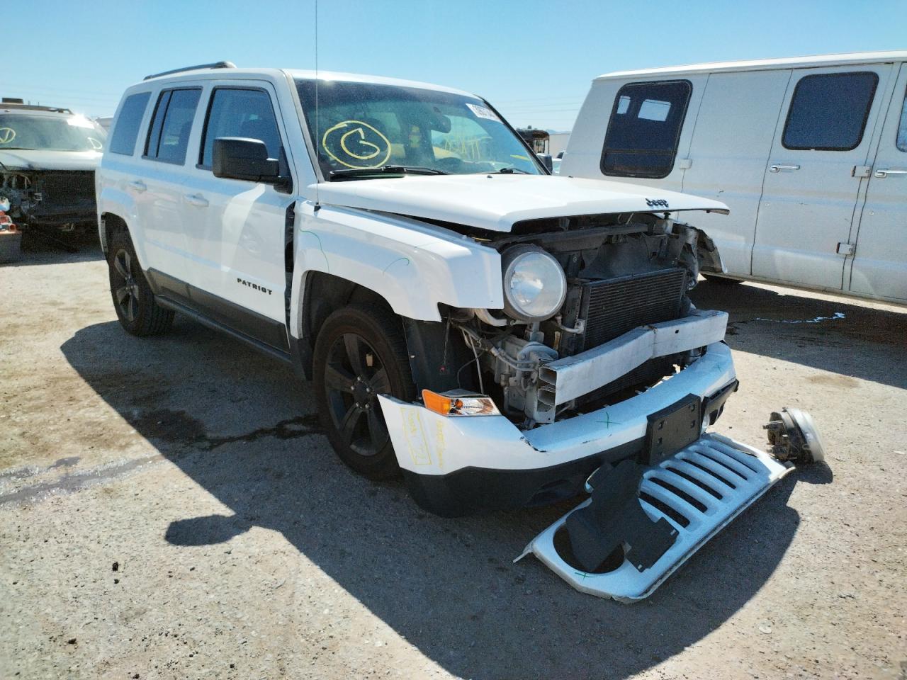 JEEP PATRIOT SP 2014 with VIN 1C4NJPBA3ED813205 - Photo from auction