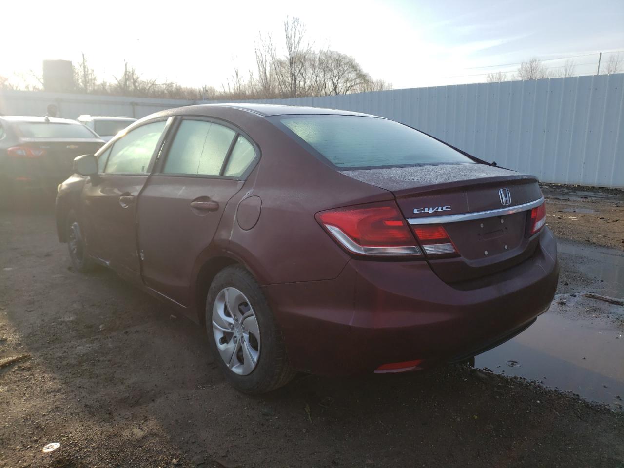 Photo 3 from auction – 2013 HONDA CIVIC LX with VIN 19XFB2F54DE202629