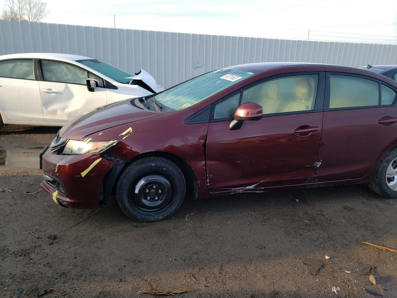 Photo 9 from auction – 2013 HONDA CIVIC LX with VIN 19XFB2F54DE202629