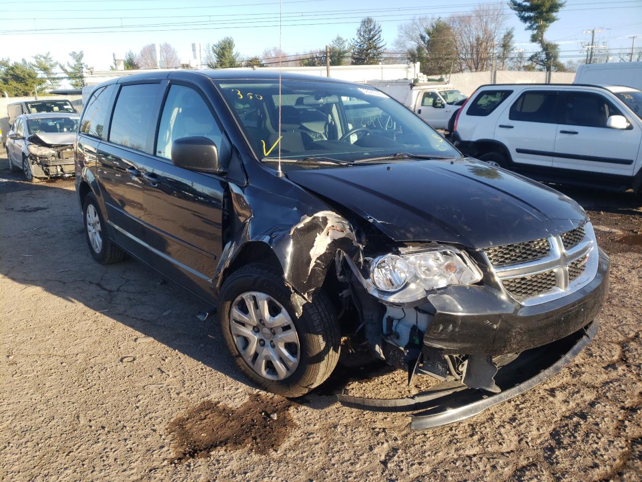DODGE GRAND CARA 2014 with VIN 2C4RDGBG0ER353723 - Photo from auction