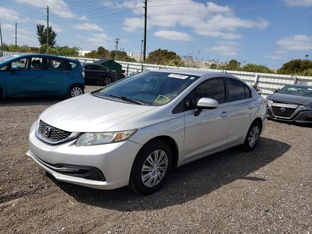 Photo 2 from auction – 2014 HONDA CIVIC LX with VIN 19XFB2F50EE014143