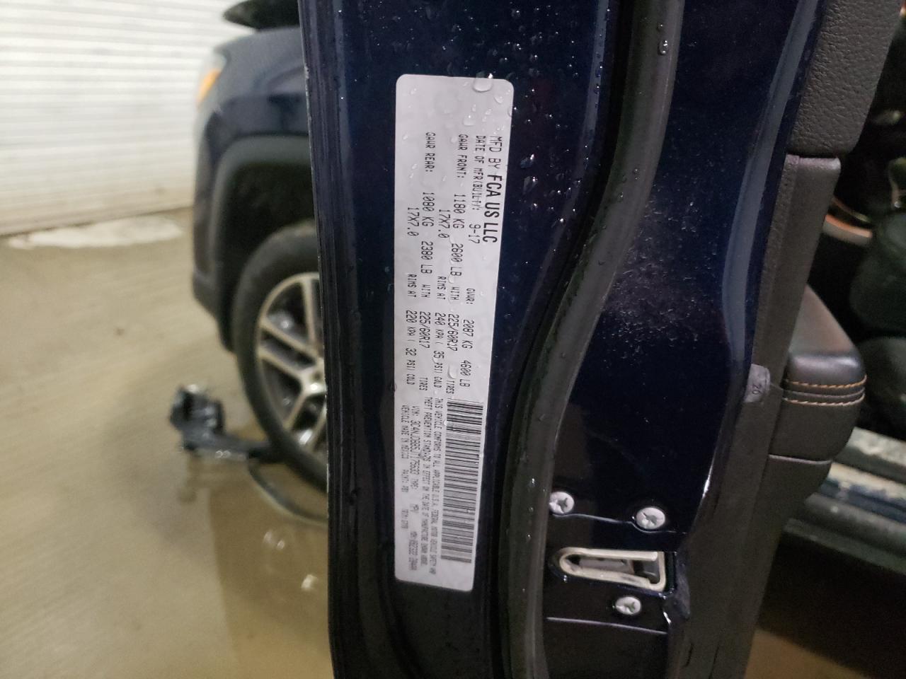 Photo 10 from auction – 2018 JEEP COMPASS LA with VIN 3C4NJDBB5JT175633