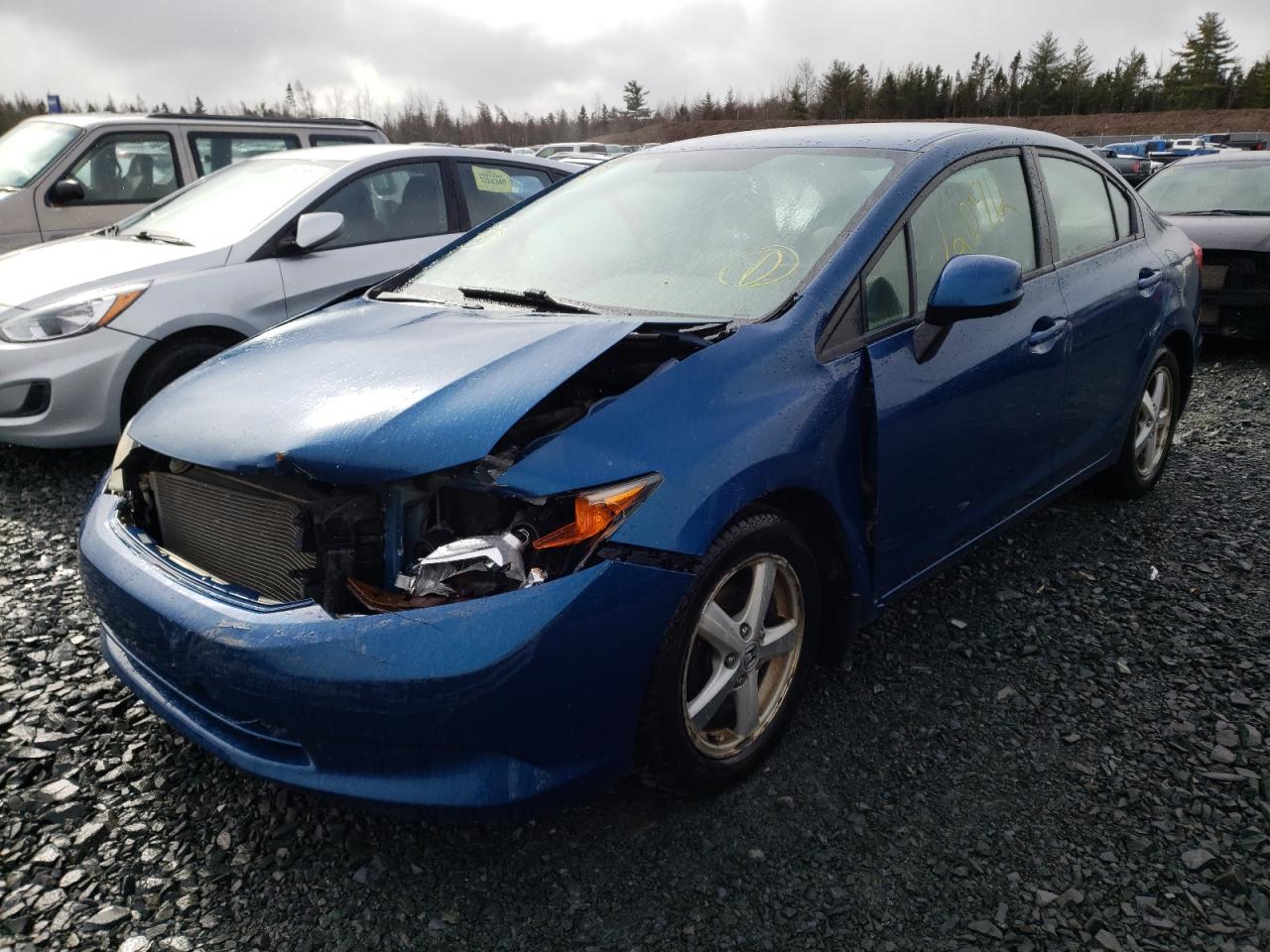 Photo 2 from auction – 2012 HONDA CIVIC LX with VIN 2HGFB2F46CH019745