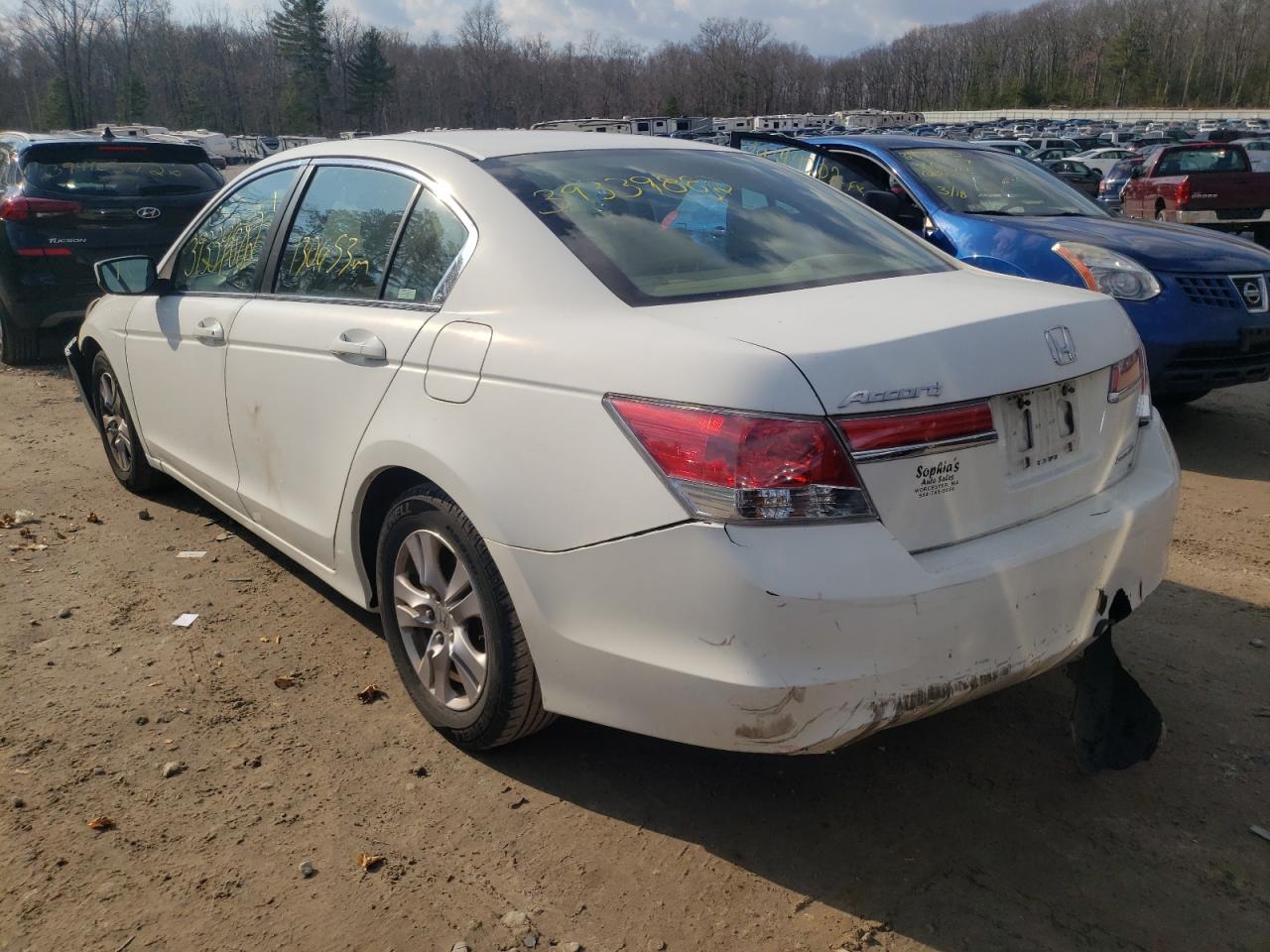 Photo 3 from auction – 2012 HONDA ACCORD SE with VIN 1HGCP2F68CA222964