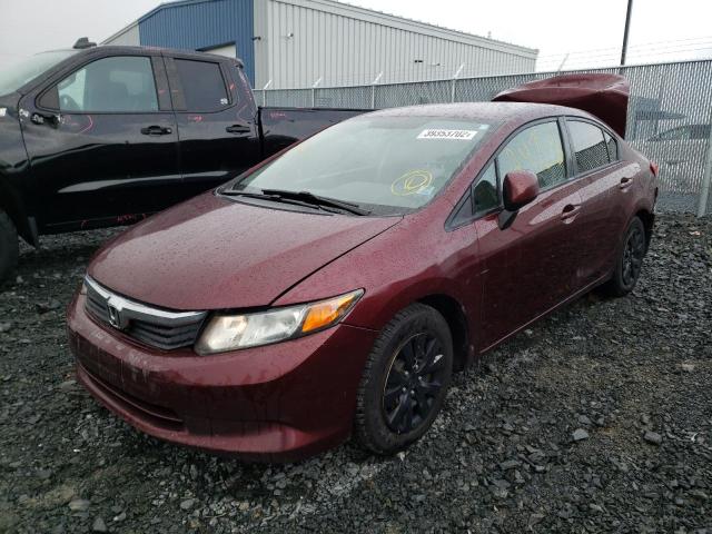 Photo 2 from auction – 2012 HONDA CIVIC LX with VIN 2HGFB2F47CH048185