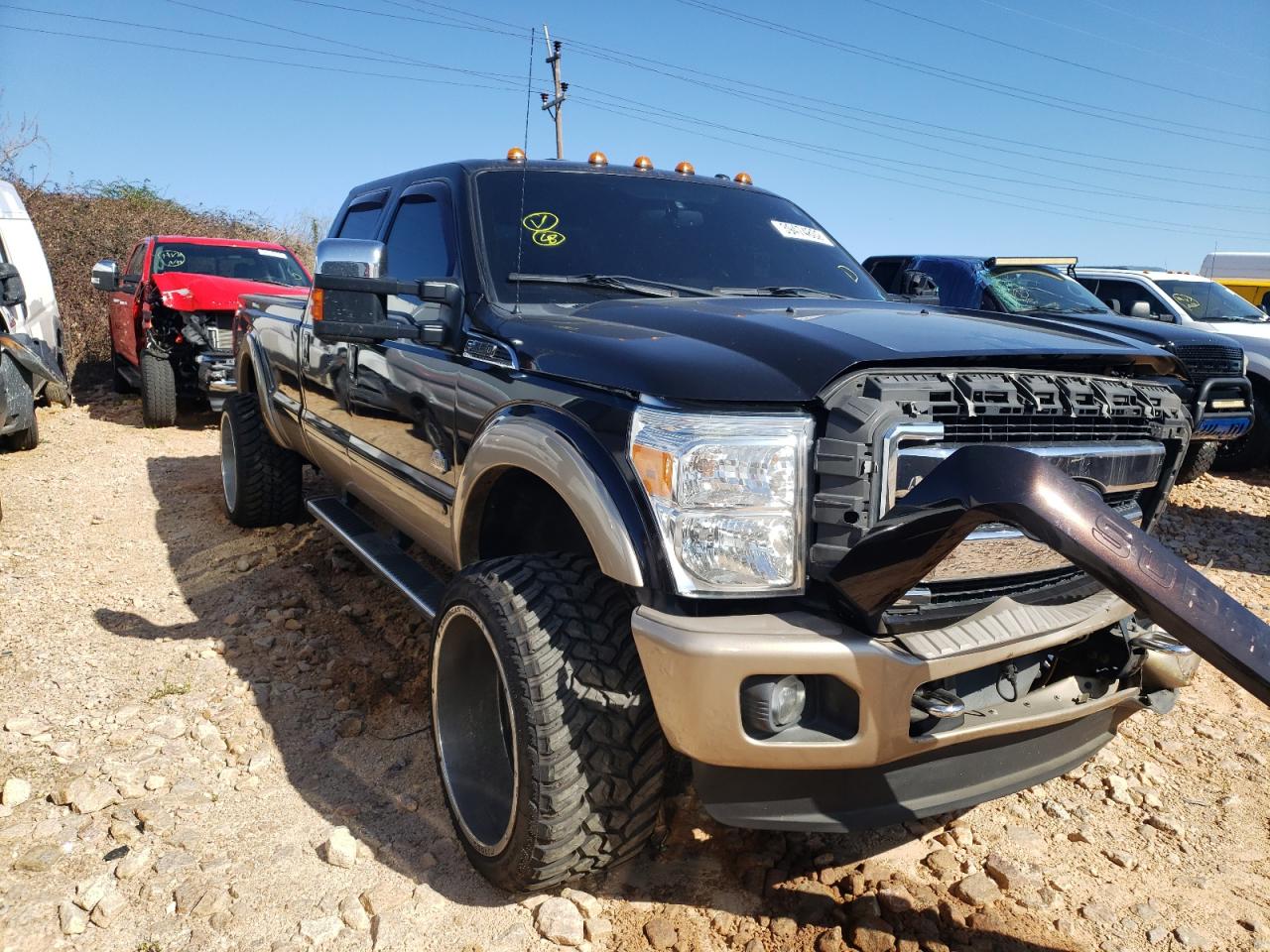 FORD F350 SUPER 2014 with VIN 1FT8W3BT1EEB10799 - Photo from auction