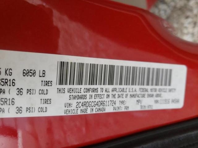 Photo 10 from auction – 2013 DODGE GRAND CARA with VIN 2C4RDGCG4DR611724