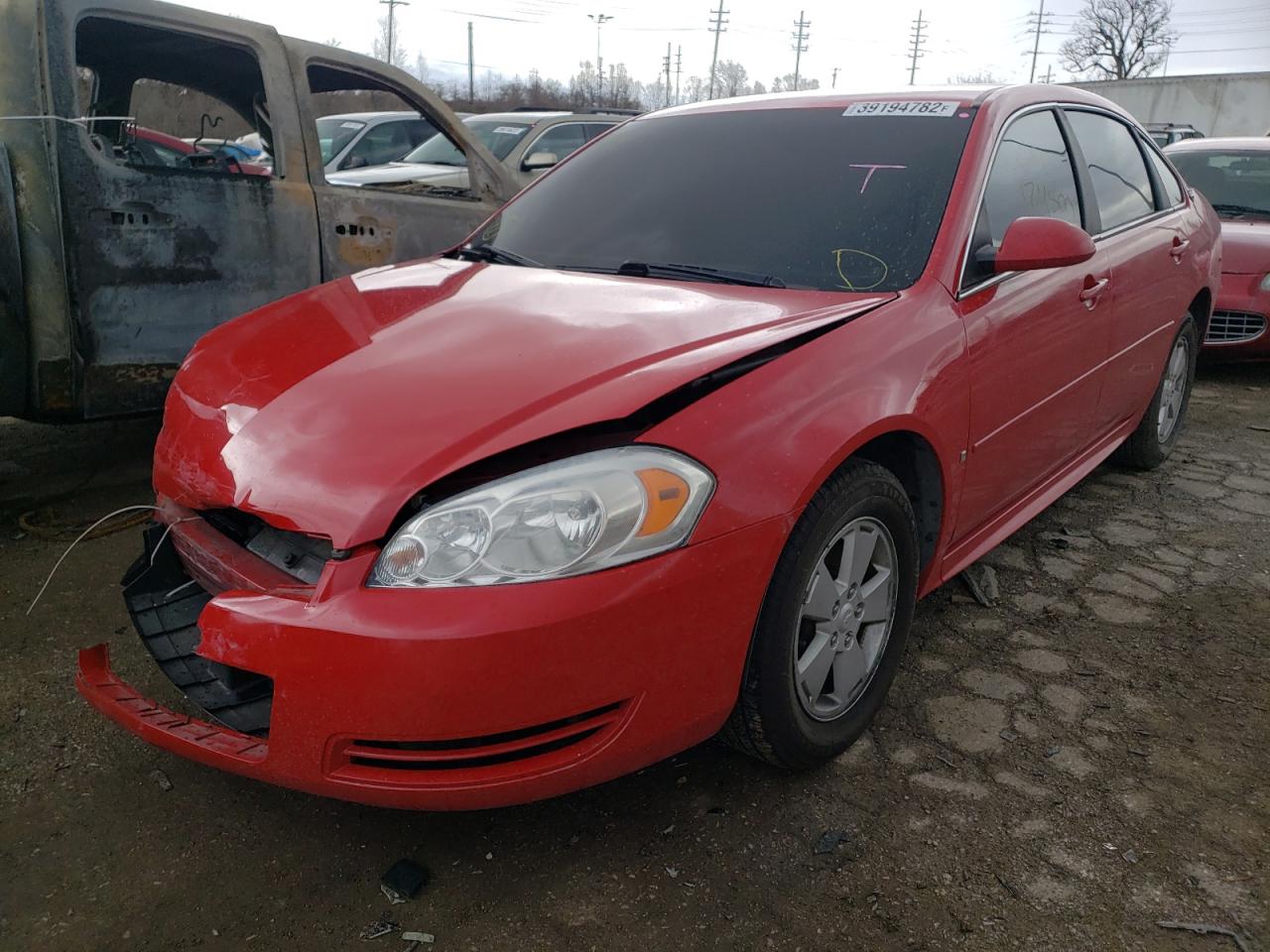 Photo 2 from auction – 2009 CHEVROLET IMPALA 1LT with VIN 2G1WT57K491304089