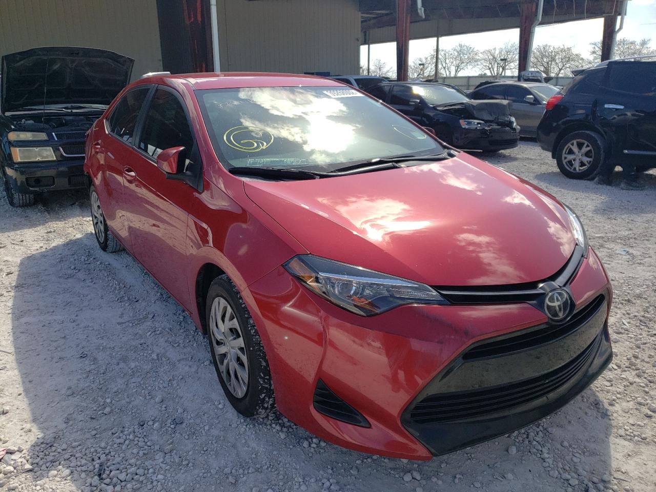 TOYOTA COROLLA L 2019 with VIN 2T1BURHE7KC194665 - Photo from auction