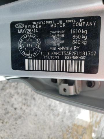 Photo 10 from auction – 2014 HYUNDAI ACCENT GLS with VIN KMHCT5AE2EU181707