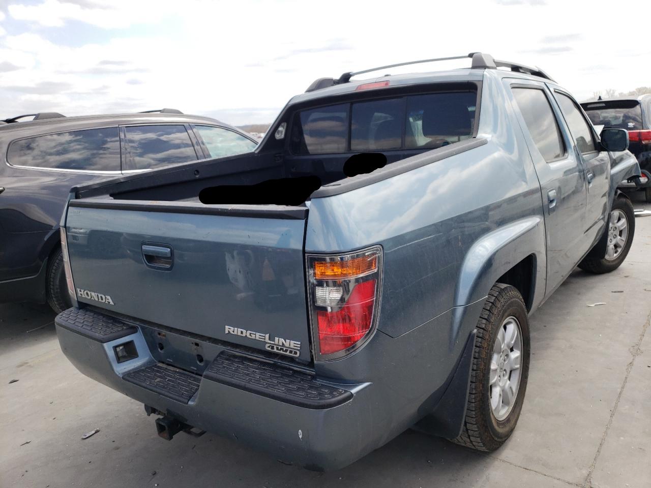 Photo 4 from auction – 2007 HONDA RIDGELINE with VIN 2HJYK16557H505894