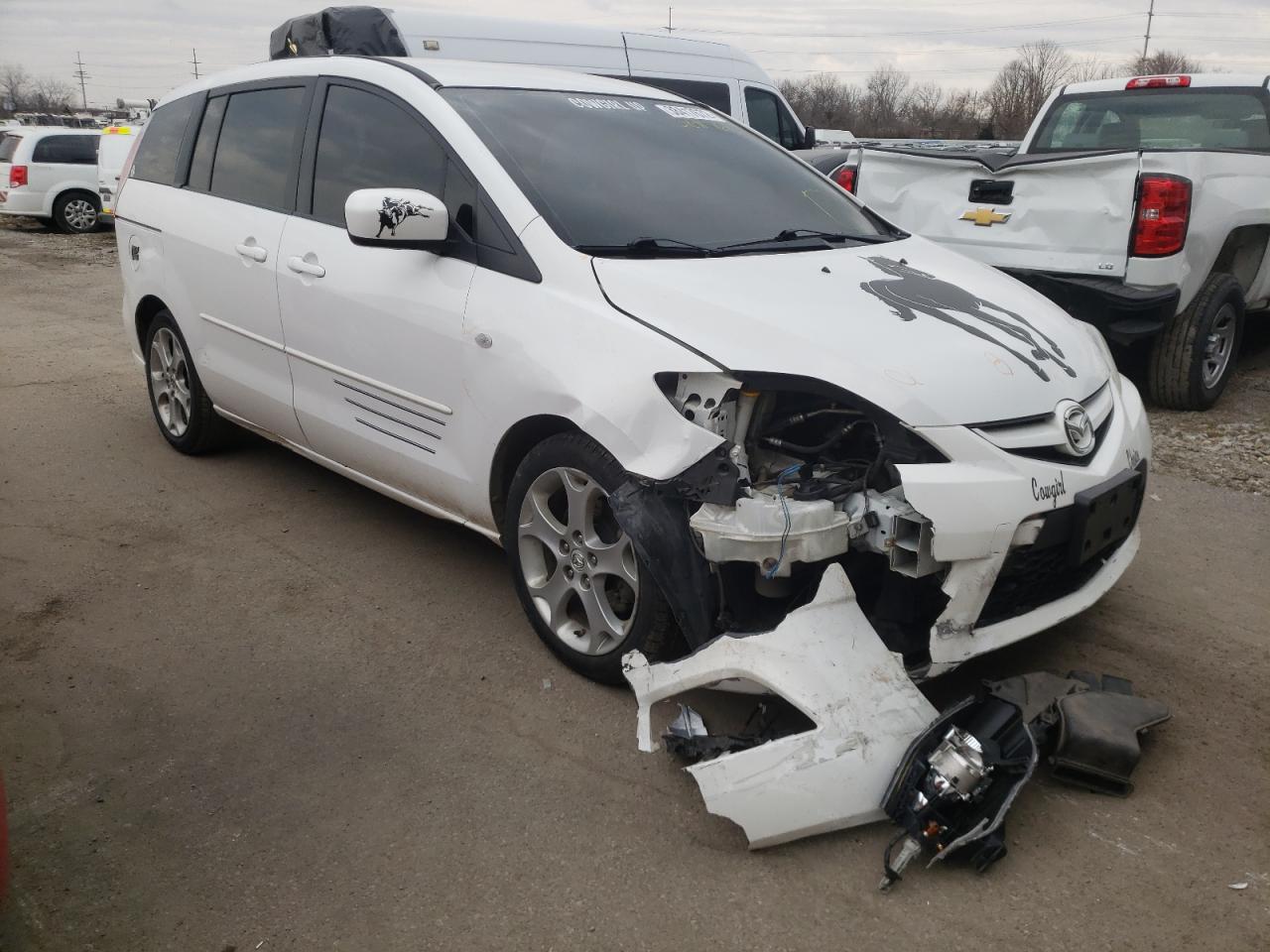 MAZDA 5 2009 with VIN JM1CR293190343859 - Photo from auction