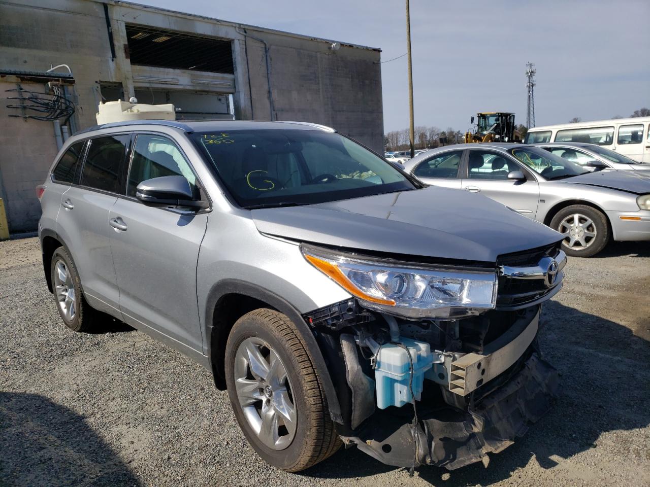 TOYOTA HIGHLANDER 2016 with VIN 5TDDKRFH2GS225914 - Photo from auction