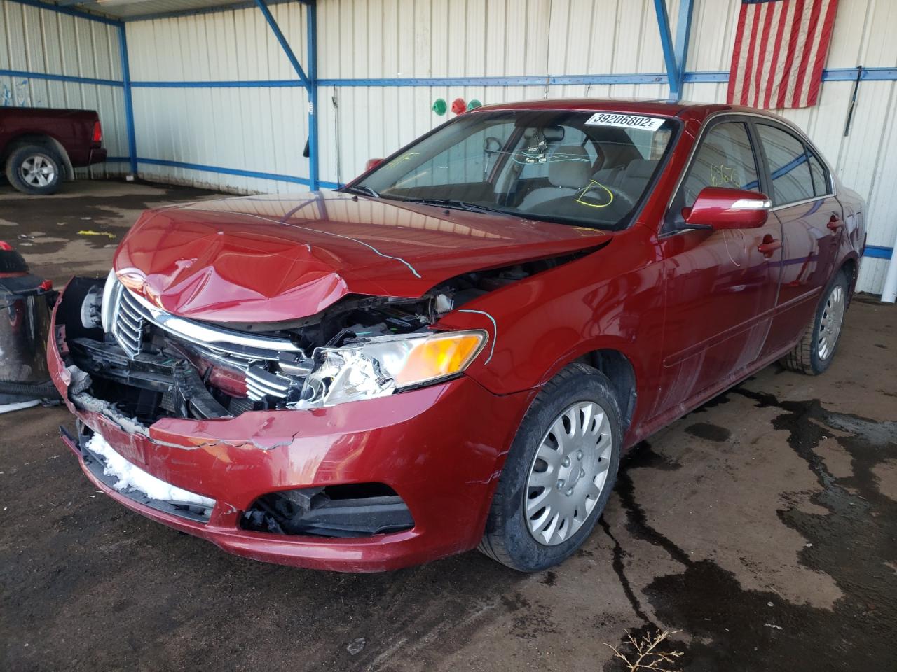 Photo 2 from auction – 2009 KIA OPTIMA LX with VIN KNAGE228395359189