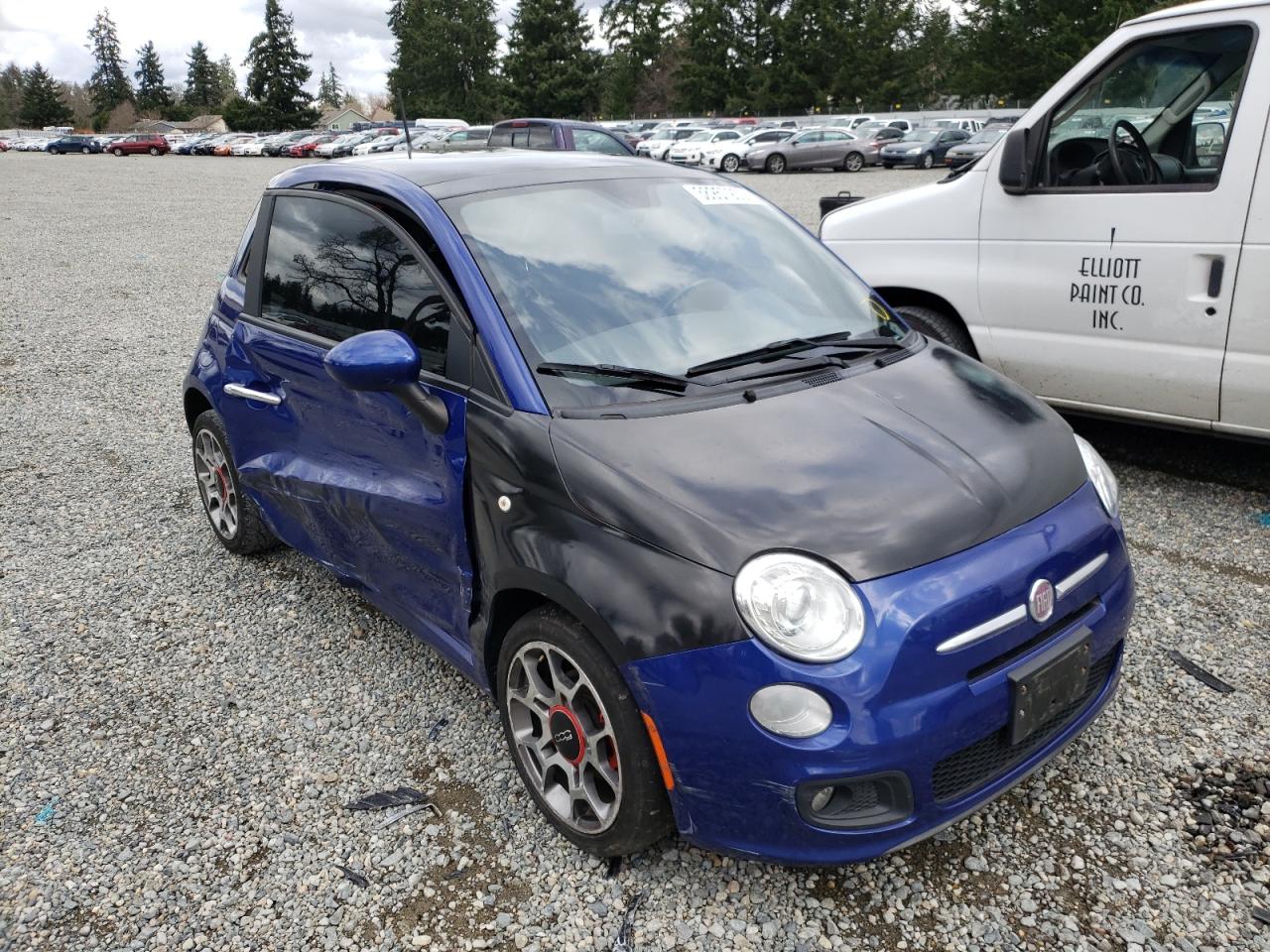 FIAT 500 SPORT 2013 with VIN 3C3CFFBR3DT514660 - Photo from auction