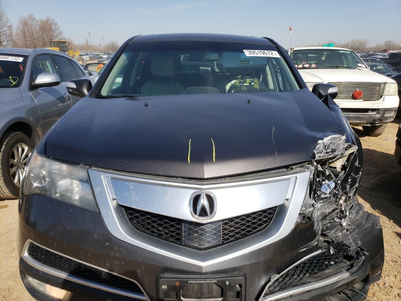Photo 7 from auction – 2012 ACURA MDX ADVANC with VIN 2HNYD2H85CH539396