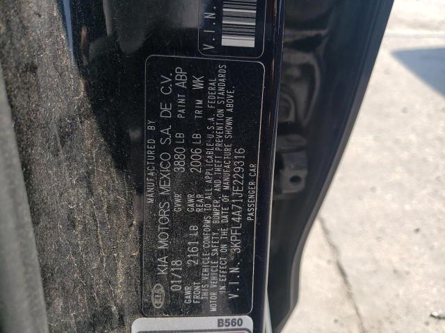 Photo 10 from auction – 2018 KIA FORTE LX with VIN 3KPFL4A71JE229316