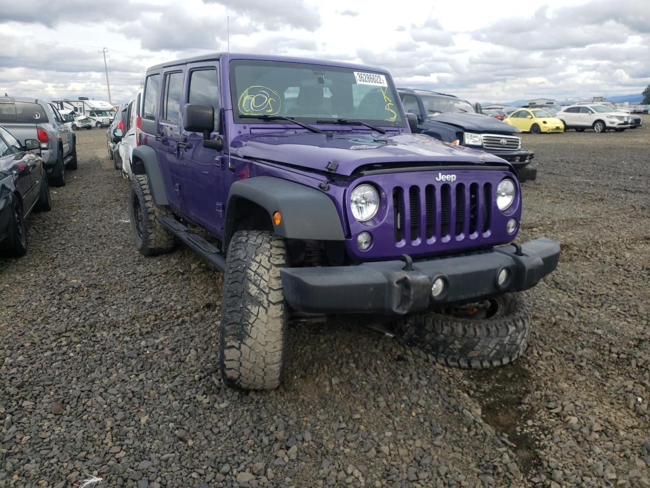 Photo 2 from auction – 2017 JEEP WRANGLER U with VIN 1C4BJWDG5HL599553