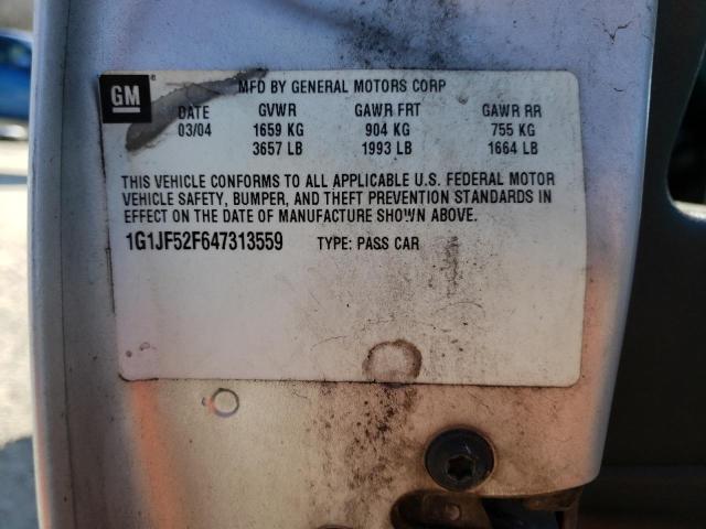Photo 10 from auction – 2004 CHEVROLET CAVALIER L with VIN 1G1JF52F647313559