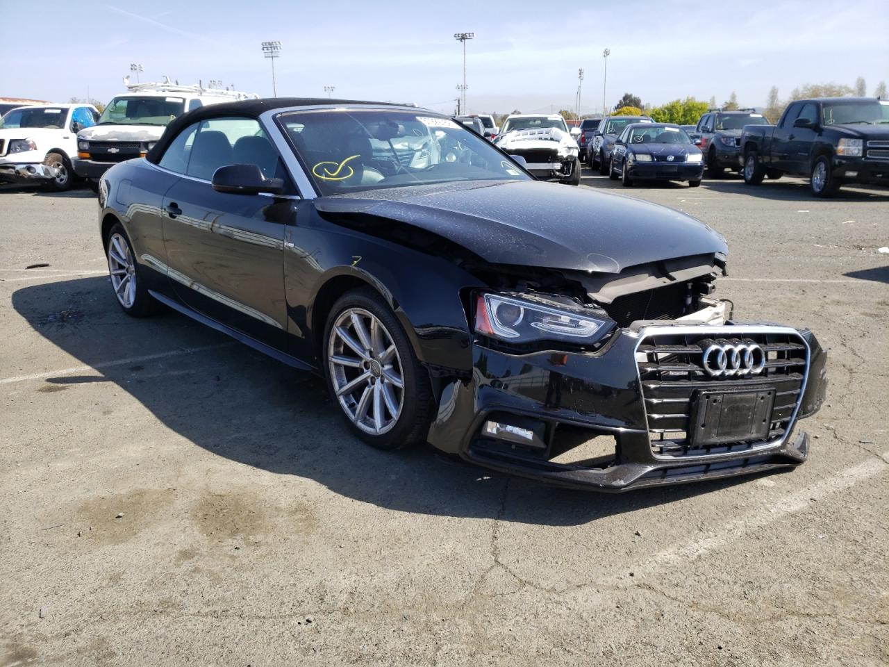 AUDI A5 PREMIUM 2015 with VIN WAUMFAFH9FN002969 - Photo from auction