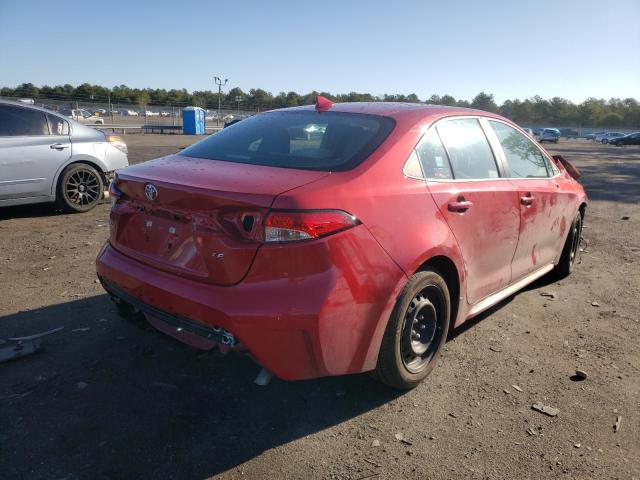 Photo 4 from auction – 2021 TOYOTA COROLLA LE with VIN 5YFEPMAE4MP194434
