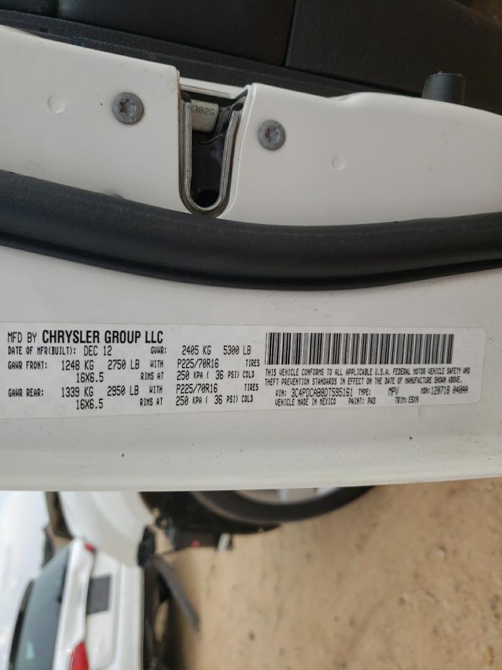 Photo 10 from auction – 2013 DODGE JOURNEY SE with VIN 3C4PDCAB8DT595161