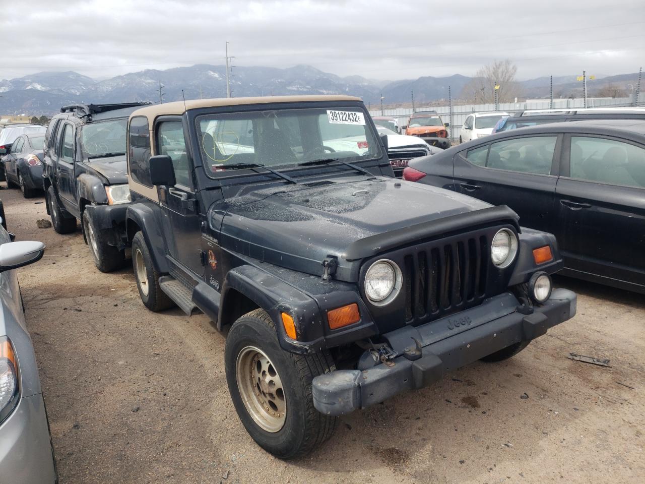 JEEP WRANGLER / 1998 with VIN 1J4FY49S0WP798752 - Photo from auction
