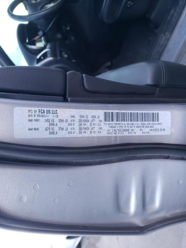 Photo 10 from auction – 2018 JEEP GRAND CHER with VIN 1C4RJFAG9JC285848