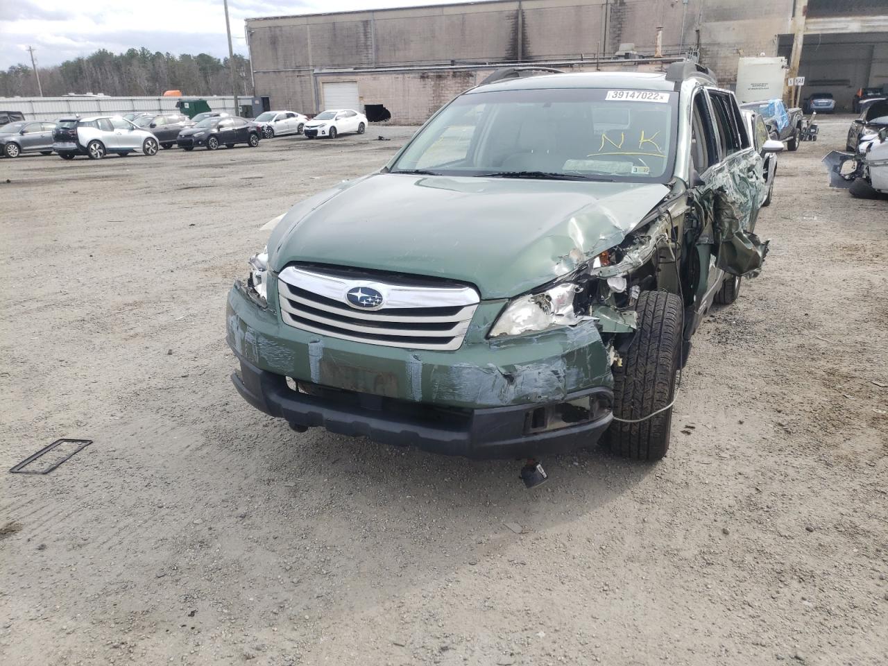 Photo 9 from auction – 2011 SUBARU OUTBACK 2. with VIN 4S4BRBGCXB3391732