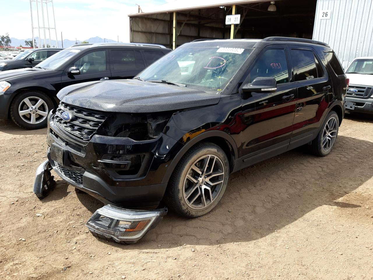 Photo 2 from auction – 2017 FORD EXPLORER S with VIN 1FM5K8GT0HGC30568