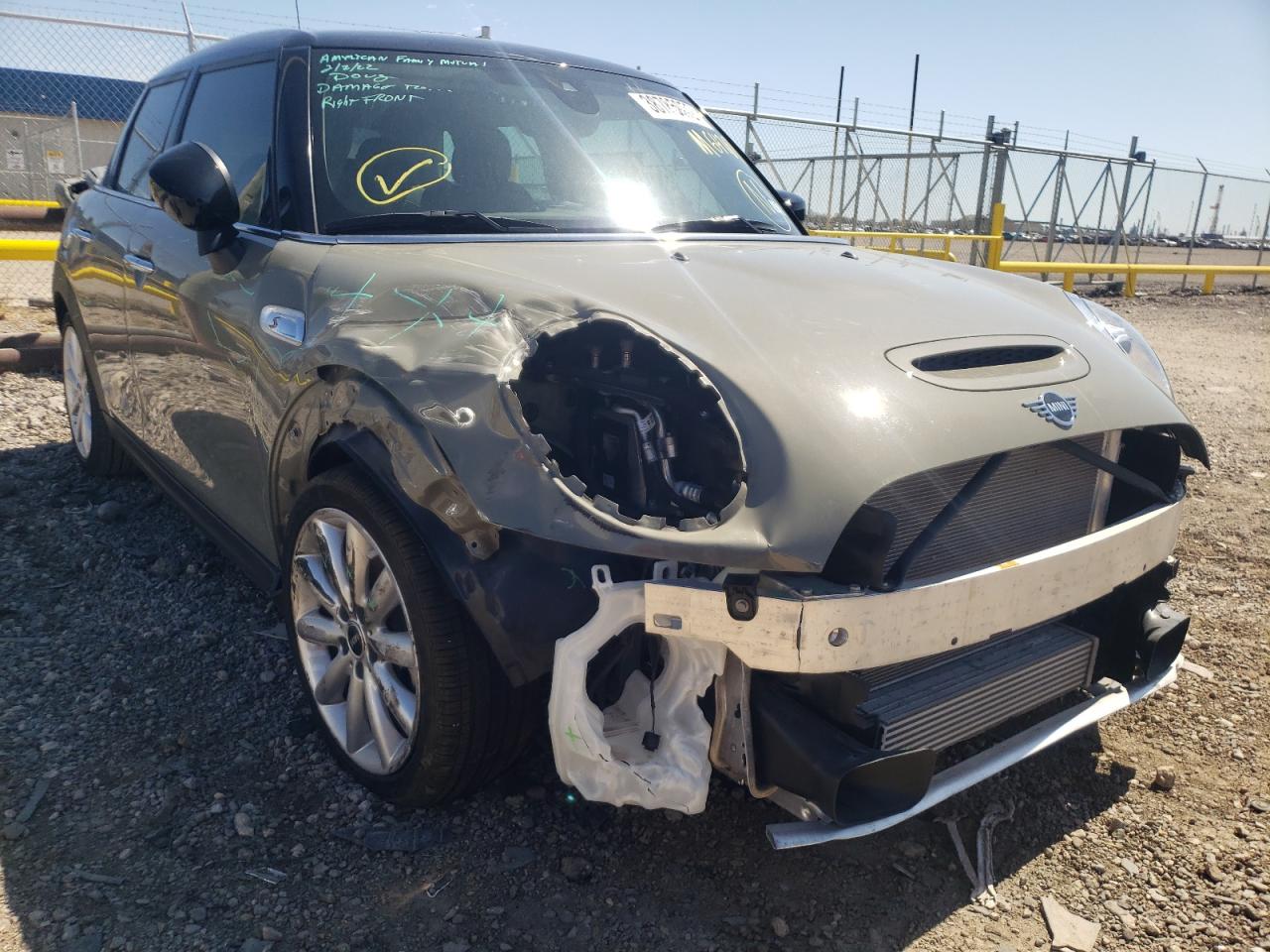 MINI COOPER S 2020 with VIN WMWXU9C03L2M64201 - Photo from auction