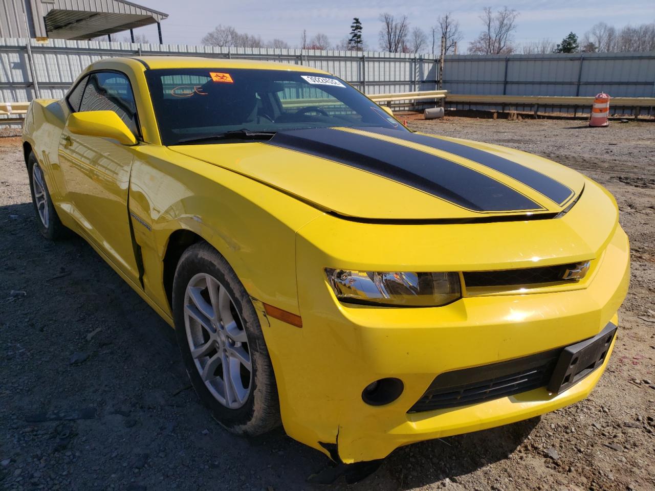 CHEVROLET CAMARO 2015 with VIN 2G1FD1E30F9258243 - Photo from auction