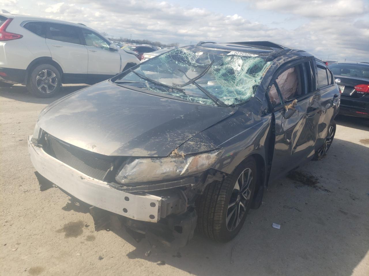 Photo 2 from auction – 2013 HONDA CIVIC EXL with VIN 19XFB2F94DE074766
