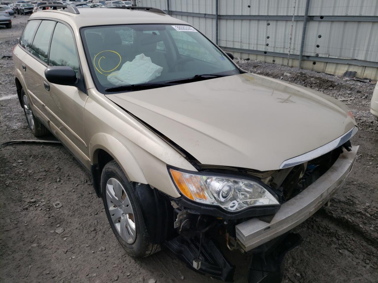 SUBARU OUTBACK 2008 with VIN 4S4BP60C887362187 - Photo from auction
