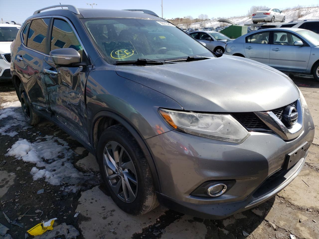 NISSAN ROGUE S 2015 with VIN 5N1AT2MV8FC892322 - Photo from auction