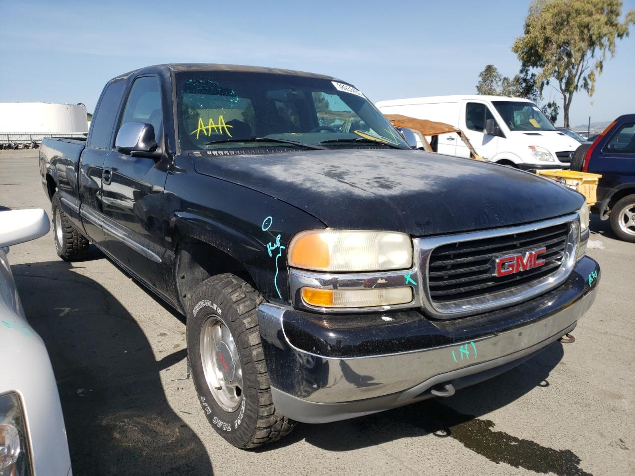 GMC NEW SIERRA 2000 with VIN 1GTEK19T2YE363966 - Photo from auction